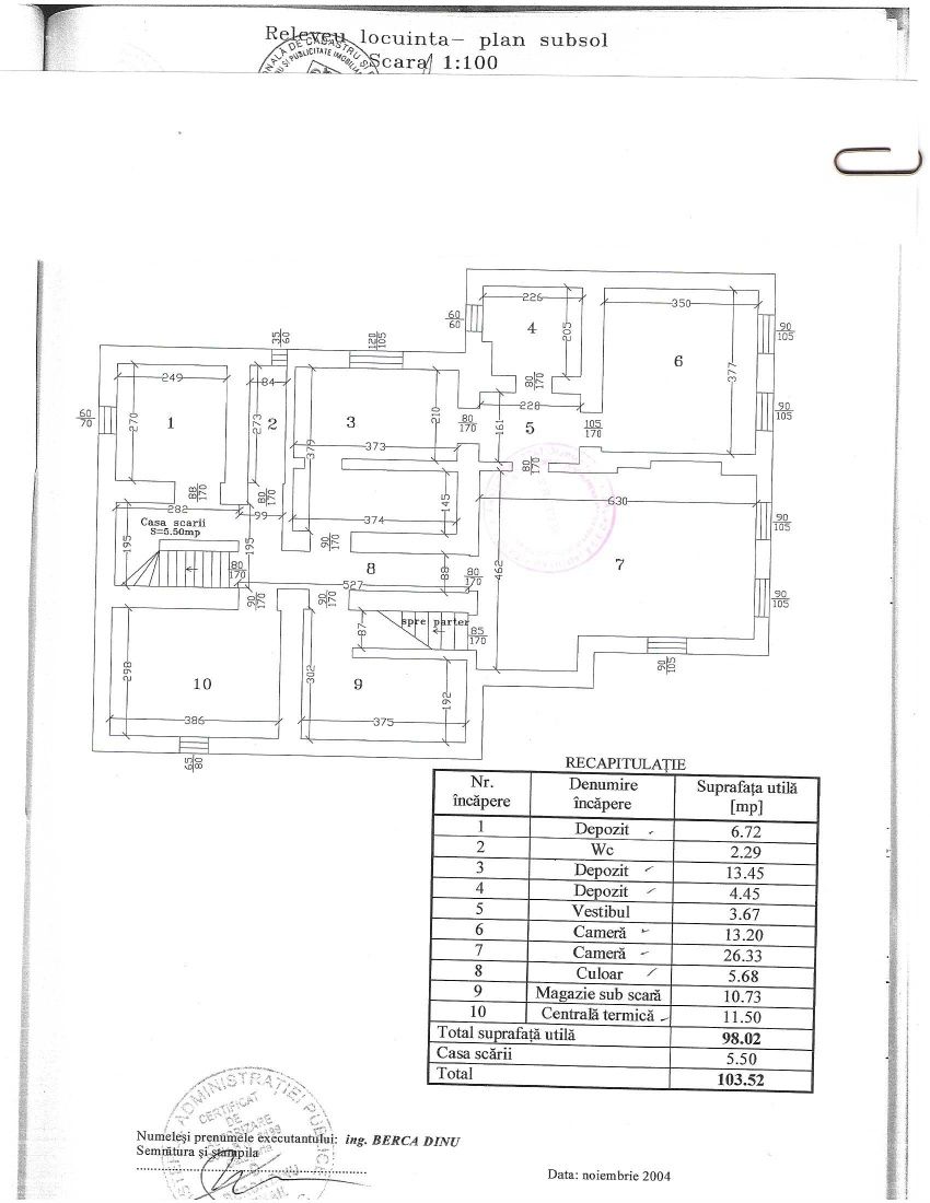 Vânzare imobil S+P+2+M zona Ștefan cel Mare-Eminescu-Viitorului