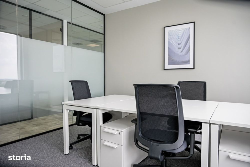 Spațiu de birou privat pentru 2 persoane în Regus Vox Technology Park
