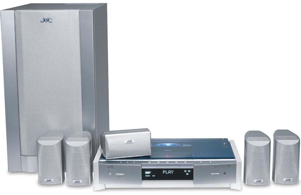 JVC surround sound system incl DVD Player