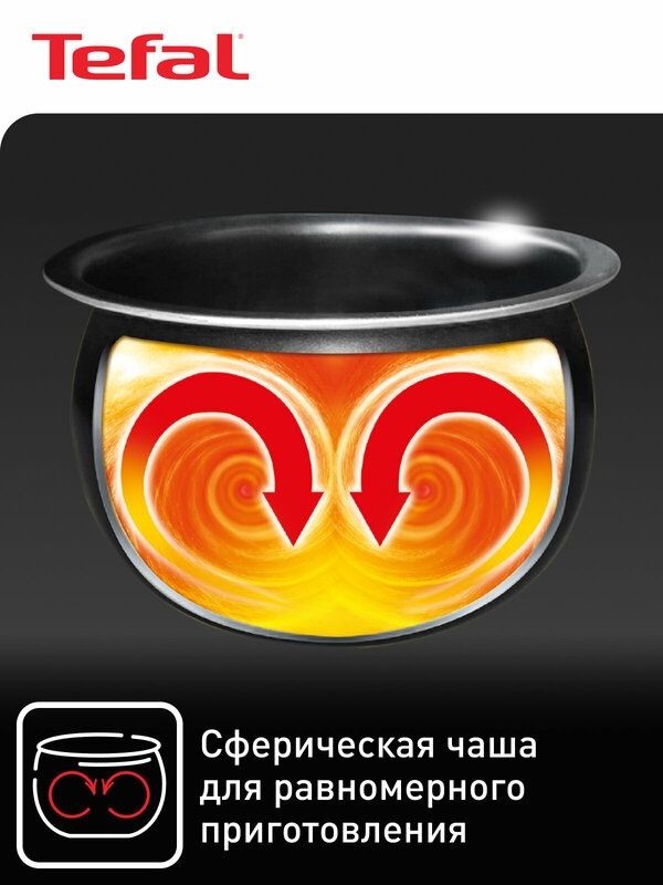 Мультиварка Tefal RK812832 со сферической чашей