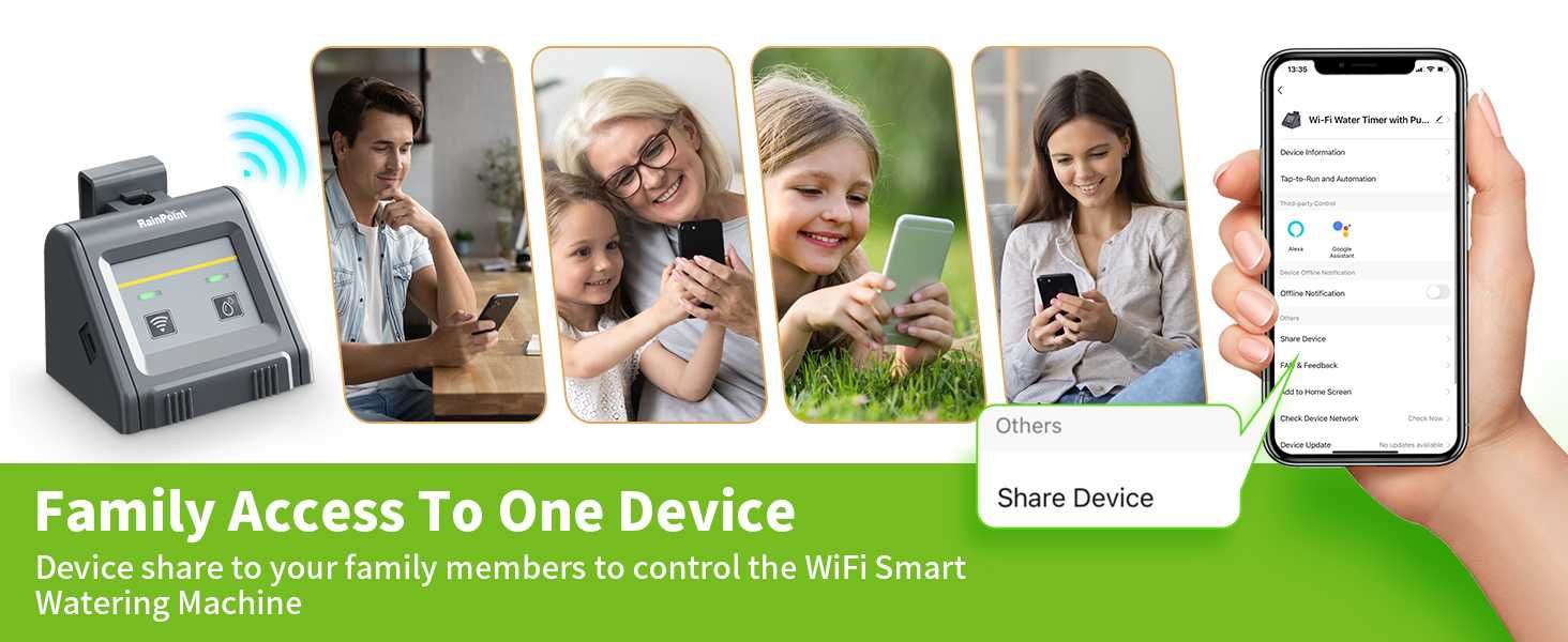 Автоматична WiFi система за напояване RAINPOINT WiFi