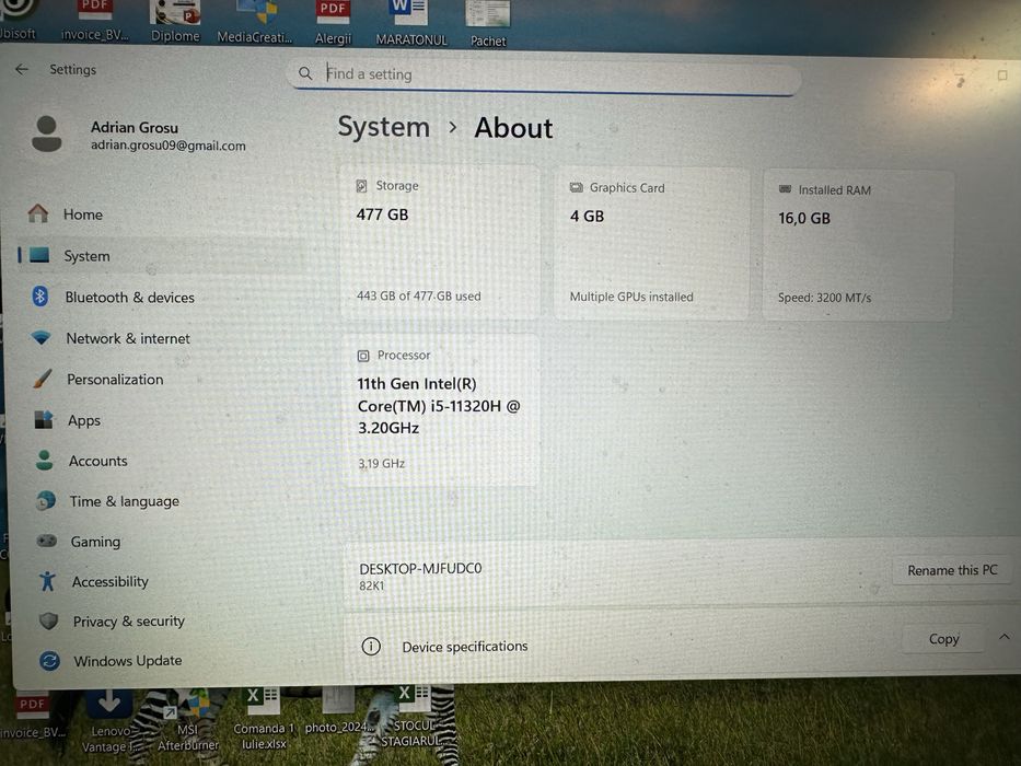 Laptop Gaming Lenovo Ideapad