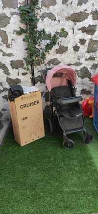 Детска спортна количка Kinderkraft Cruiser, от раждането - Розова