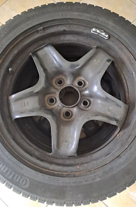 2 Anvelope iarna 225 50 r17 CONTINENTAL + jante tabla GM