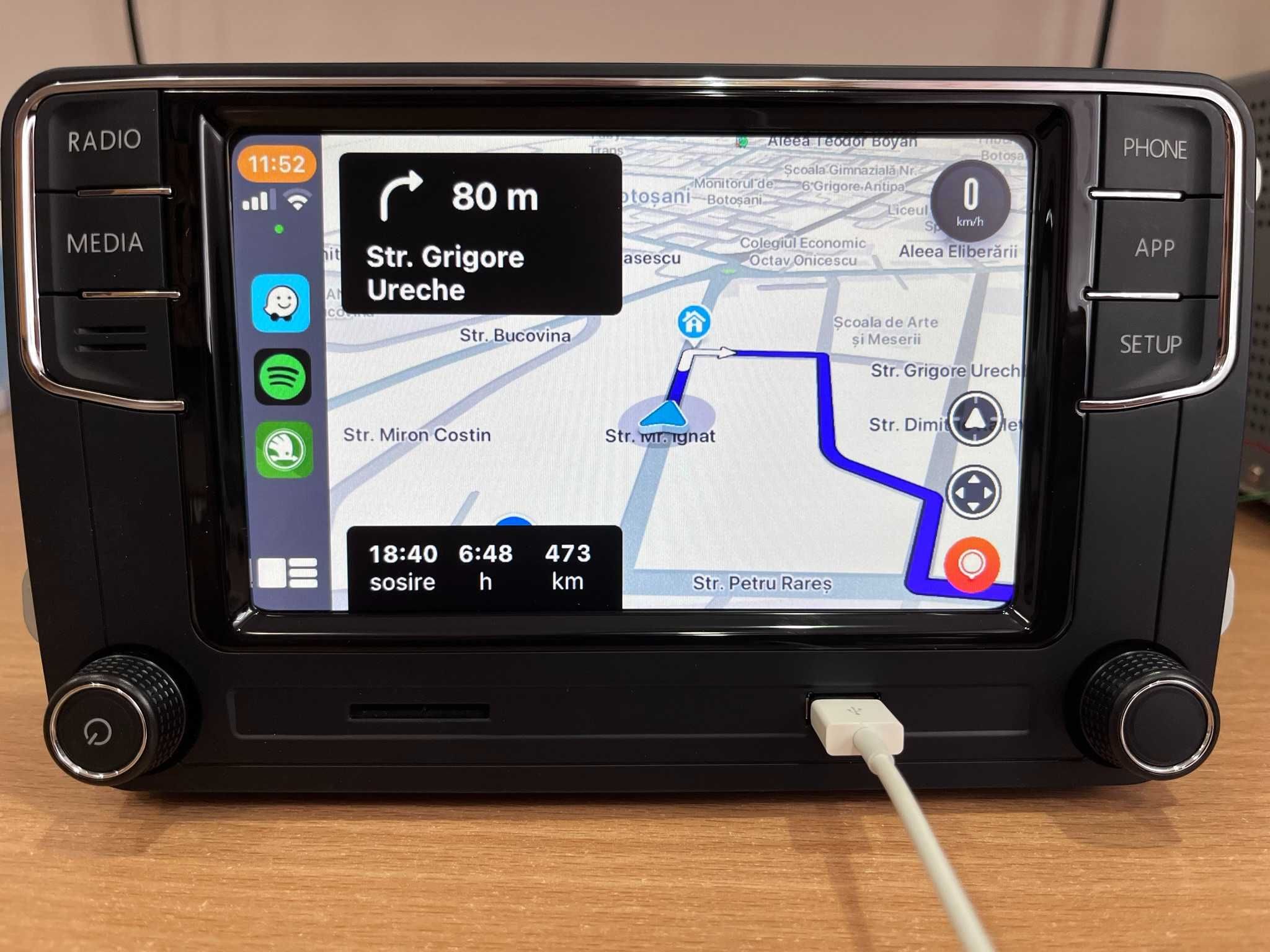 RCD 360 PRO SKODA,MIB2-model RNS 510-Apple Carplay-Android auto