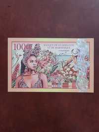 1000 Franci Guadelupa&Martinica 2021, Test Note UNC.