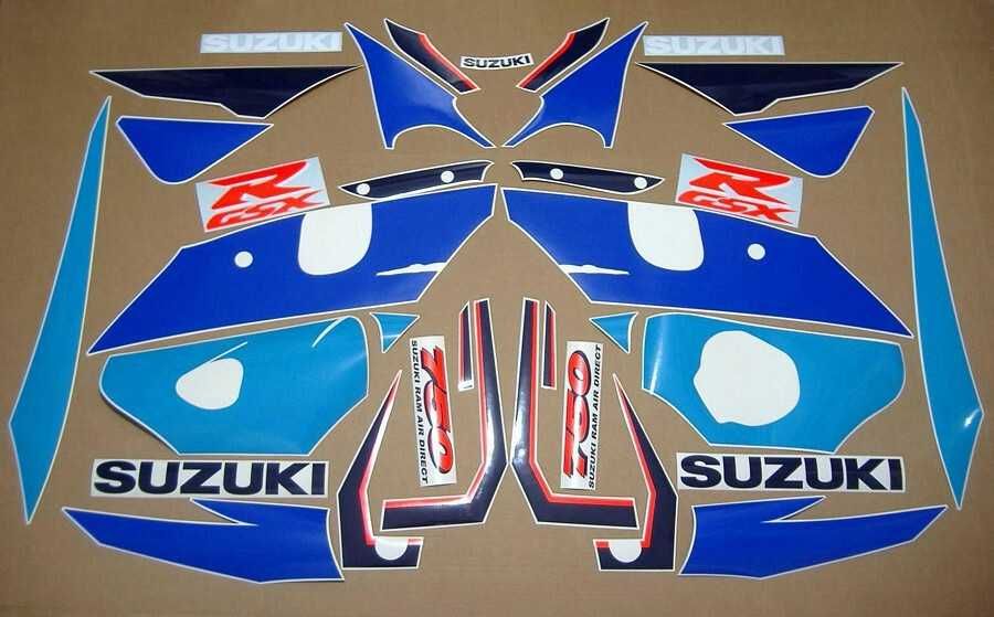 Стикери Сузуки GSXR 750 Srad 1996г.-1999г. Suzuki лепенки срад 1998