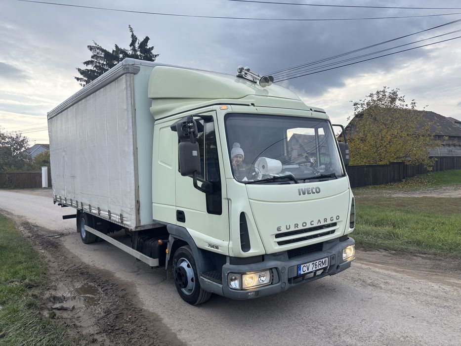 Iveco Eurocargo 7.5T 180cp Prelata Cub Lift