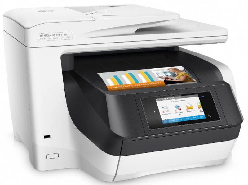 Imprimantă Multifuncțională HP OfficeJet Pro 8730 Wireless A4