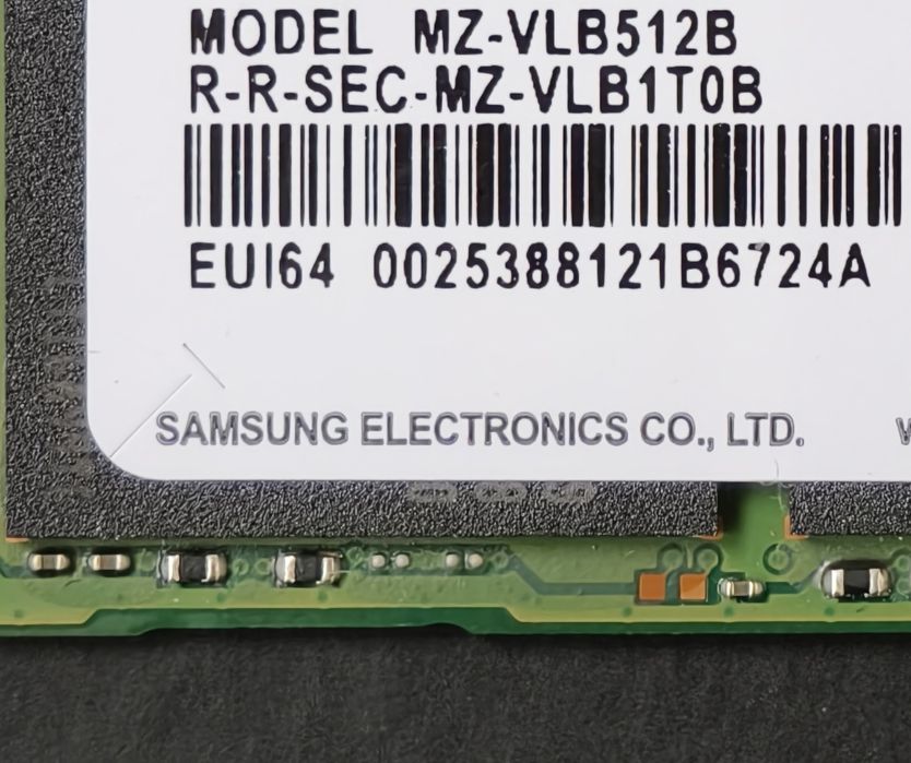 SSD Samsung M.2 NVME 512gb
