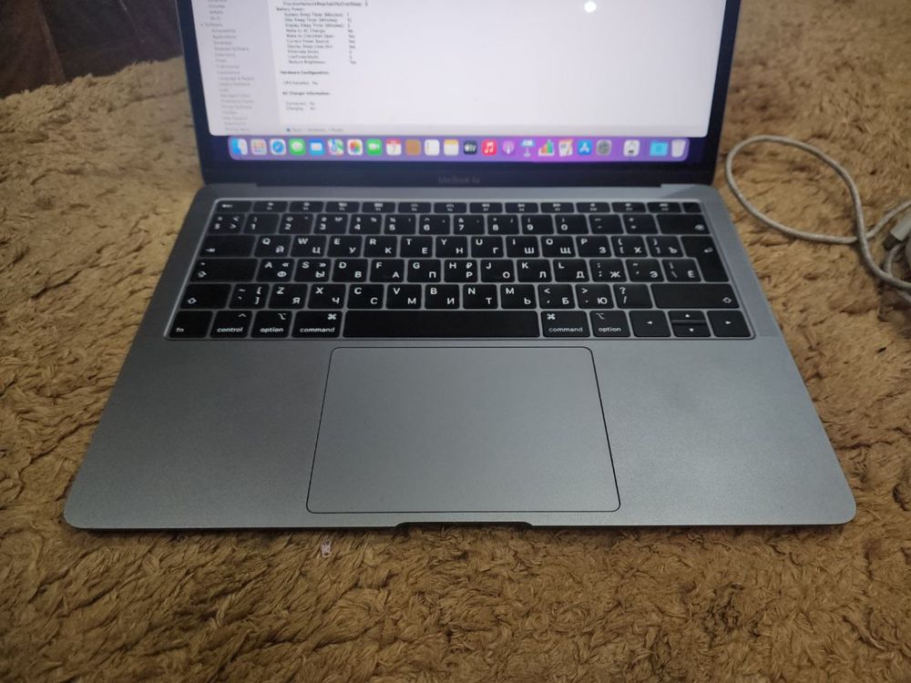 Macbook air 2019, core I5