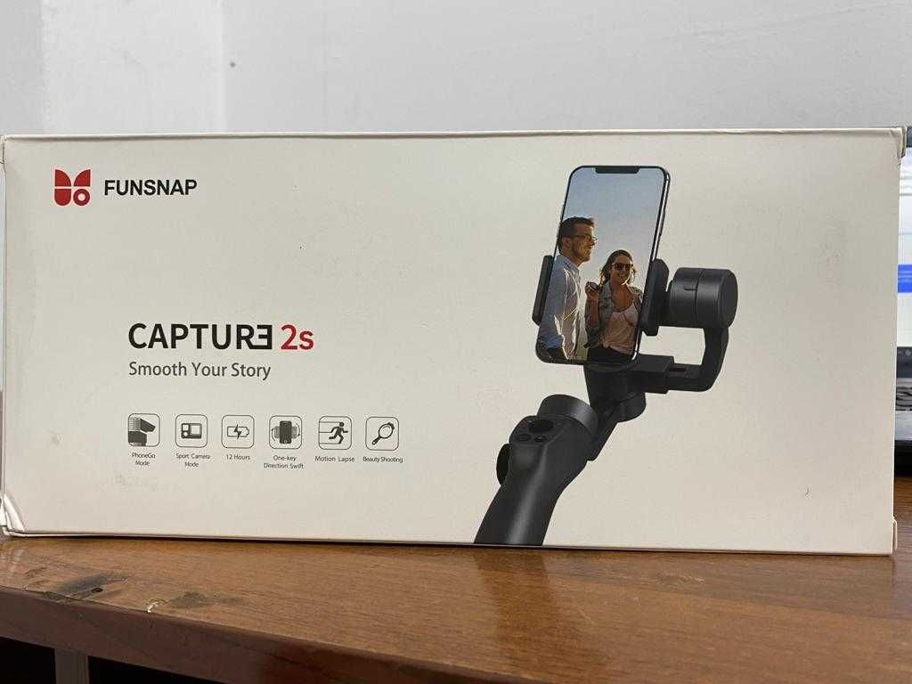Новый электронный стабилизатор для телефонов и смартфонов CAPTURE 2s