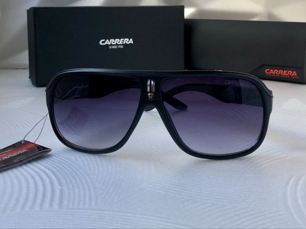 Мъжки слънчеви очила маска carrera 2 цвята черни