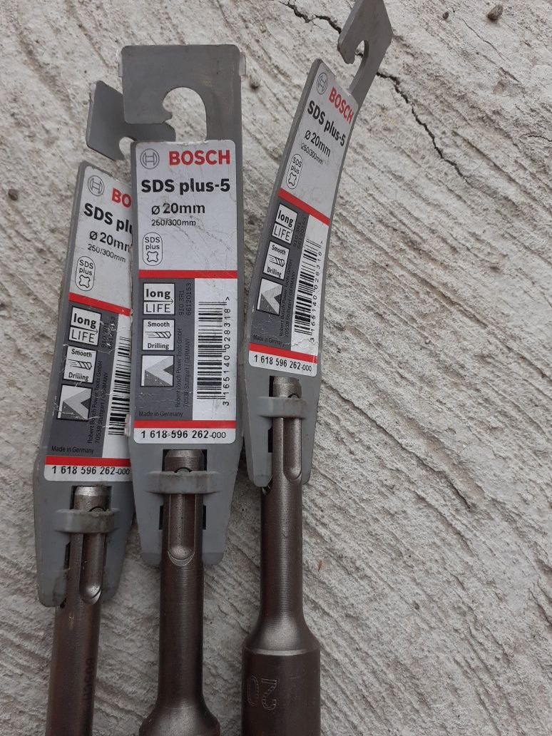Burghiu pentru gaurire cu percutie Bosch SDS Plus 5 20 X 250 X 300 mm
