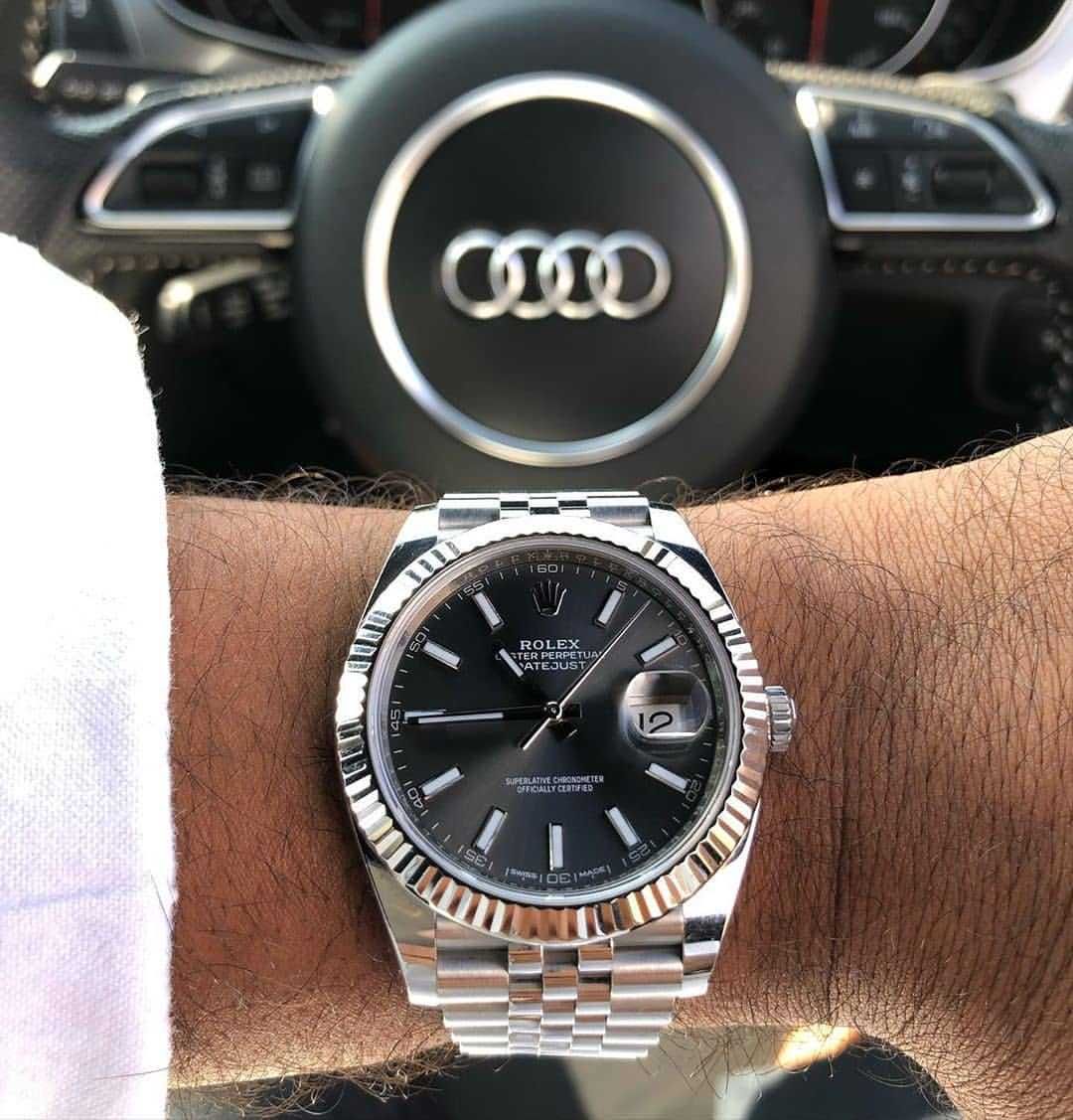 rolex datejust 41mm jubilee сребро