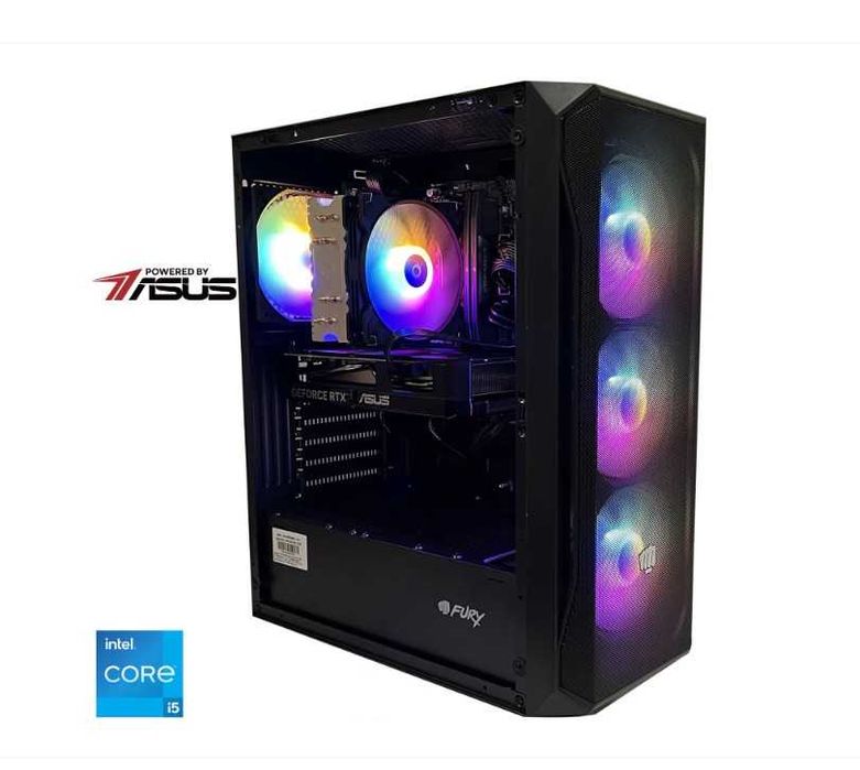 Sistem Desktop PC ASUS i5-14600K 32GB DDR5 ASUS RTX 5060 8GB sigilat