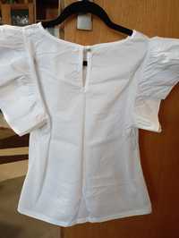 Дамска блуза с накъдрени ръкави
