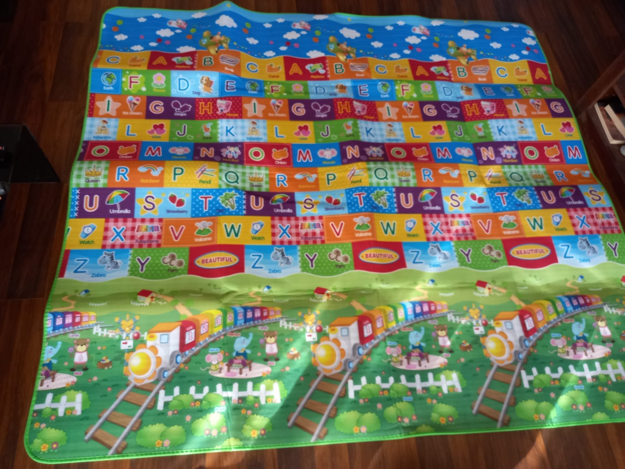 Covor protectie. 2 fete. 180x200. Se ambaleaza, transporta usor. Nou!