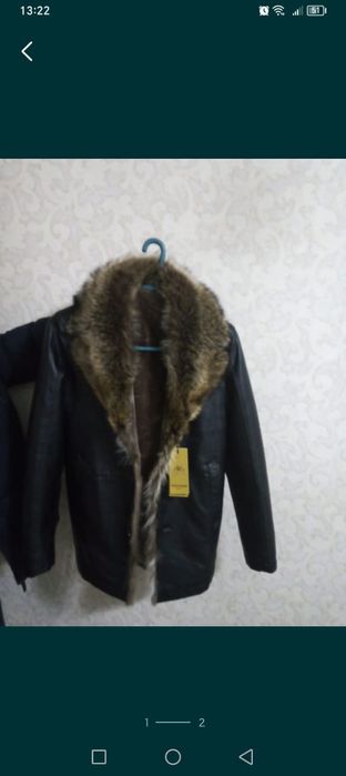 Мужской дубленка