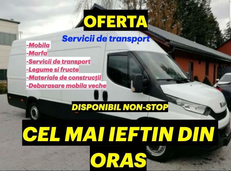 Transport Marfa, Mutare Mobila Ieftin, Cu Manipulanti, Craiova