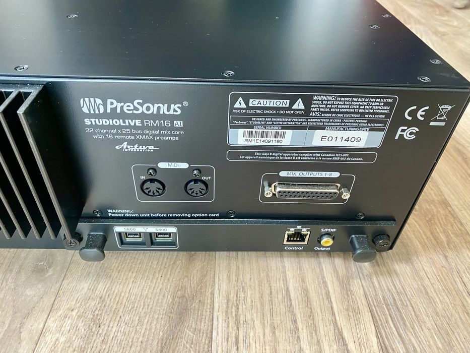 Presonus Mixer Digital STUDIOLIVE RML 16 si RM 16