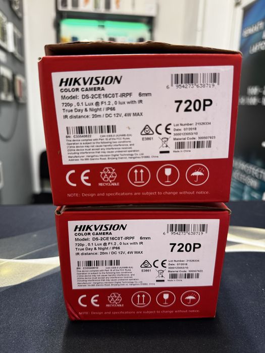 Camere HikVision DS-2CE16C0T-IRPF 720P / NOI