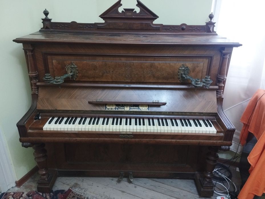 Pianina deosebită funcțională placă bronz Grand - Fabrikant Hof- Piano