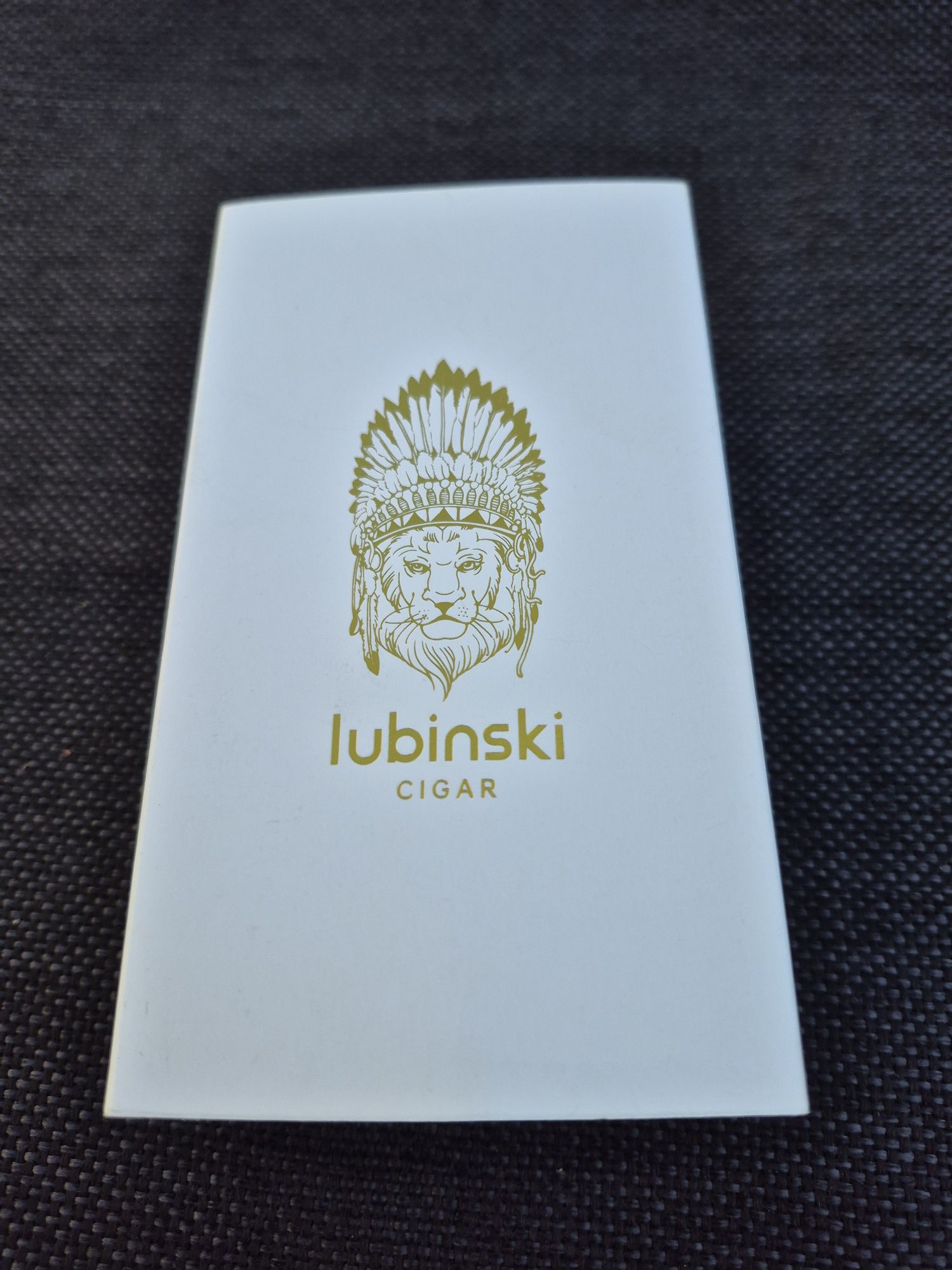 Луксозна запалка за пури lubinski с подарък резачка в подаръчна кутия