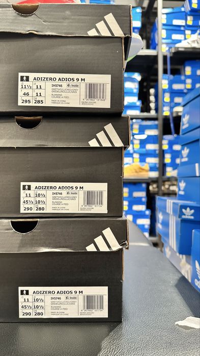 Adidas Adizero Adios 9 M originali la cutie ( 45.1/3 , 46 si 47.1/3 )