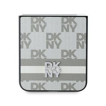 Оригинален калъф DKNY за Samsung Galaxy Z Flip 6, Leather Checkered