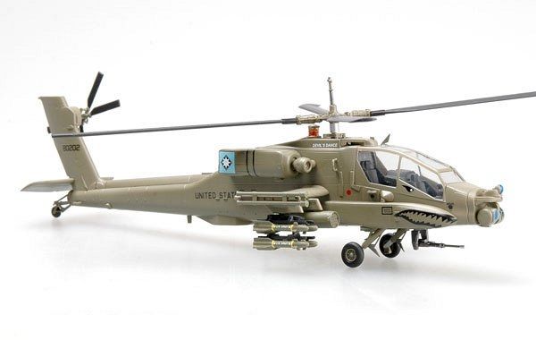 Модель вертолета АН-64A Apache (Апач), ВВС США, масштаб 1/72