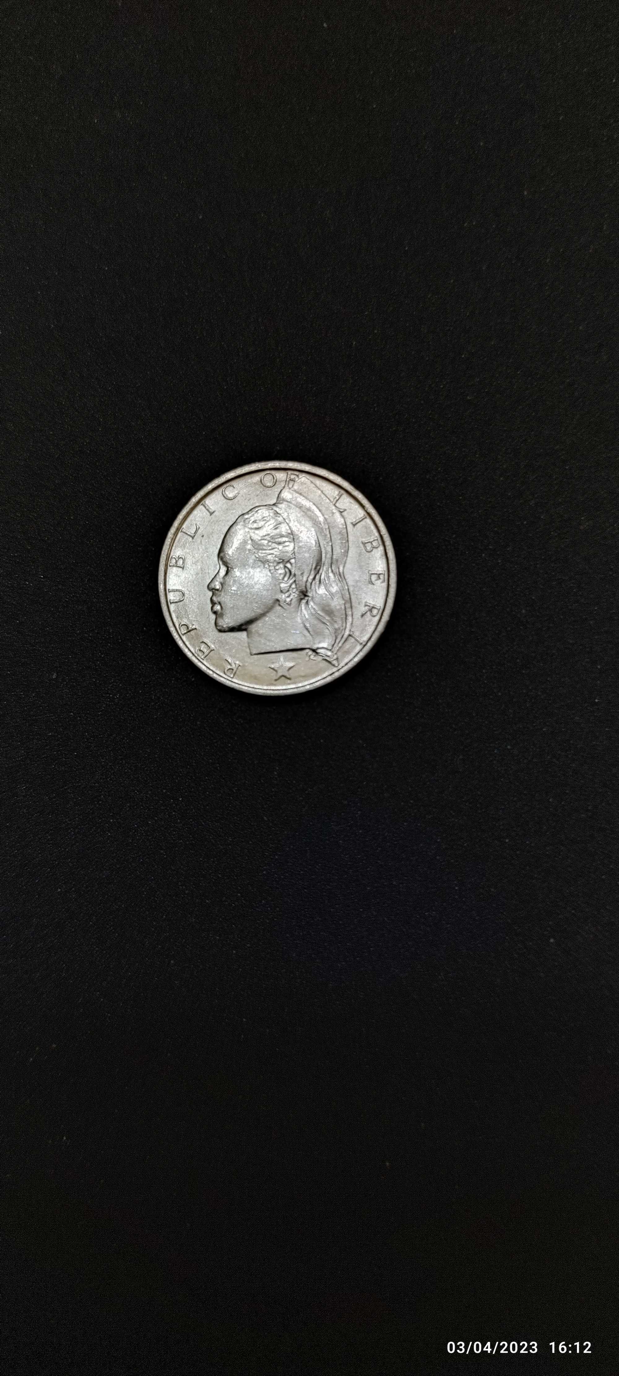 Monede argint 10 Cents, LIBERIA, anii 1960, 1961
