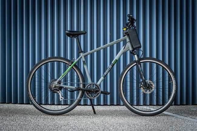 Електрически спортен велосипед Askoll EB 5, сив, 28''