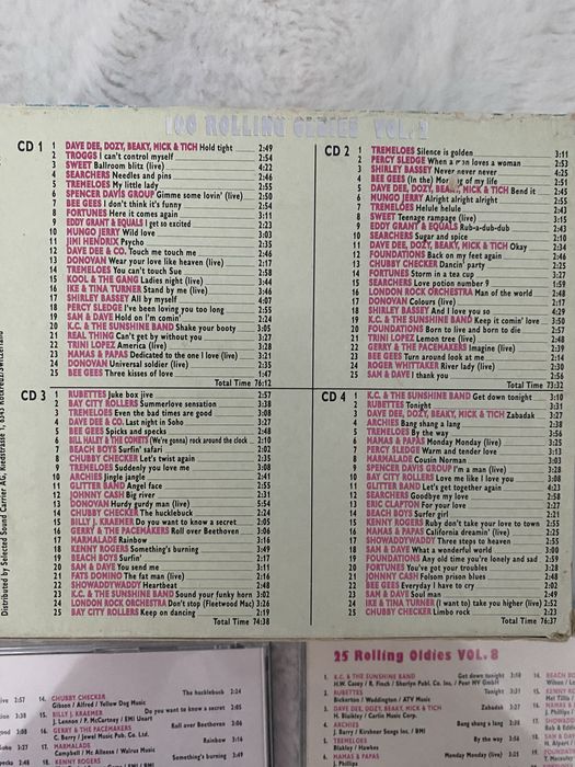 100 Rolling Oldies - set 4 CD-uri muzica