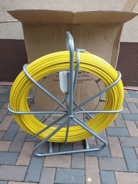 Tragator cabluri 8mm 180m fibra optica cabluri internet electrice