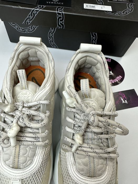 Versace chain white size 42 fit 42-43