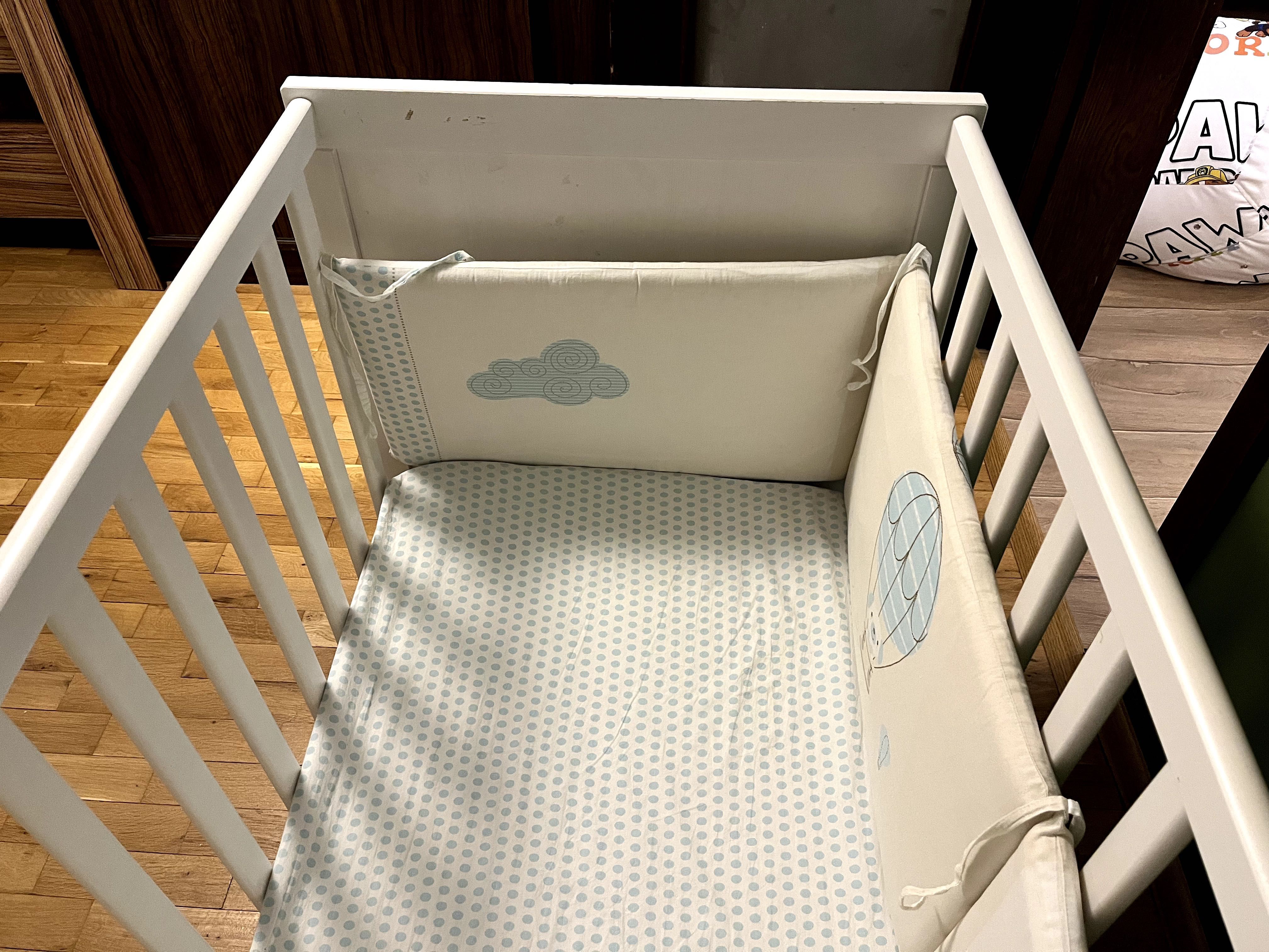 Бебешко креватче (кошара) ИКЕА Sundvik, 60x120 см, бяло