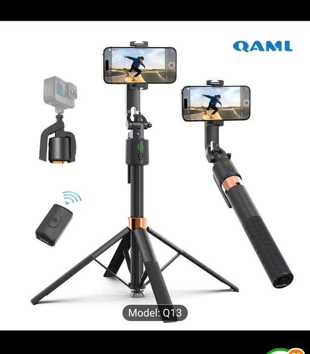 Trepied Selfie Stick cu Mod Urmărire 360⁰