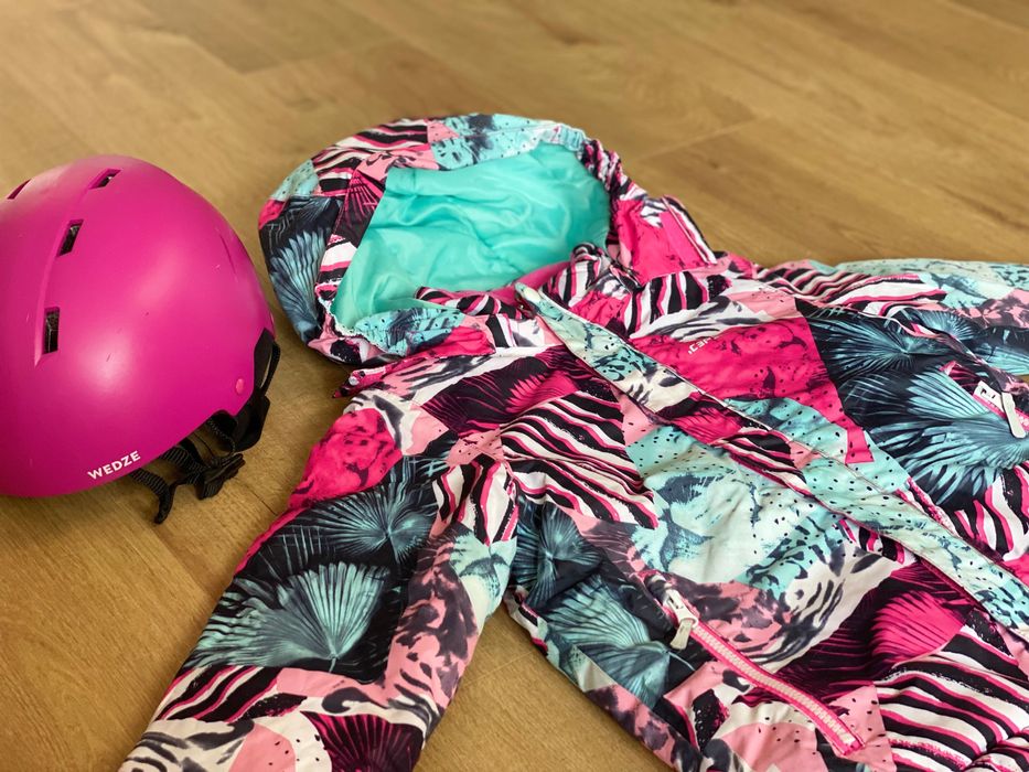 Ски екип icepeak 122см +каска wedze