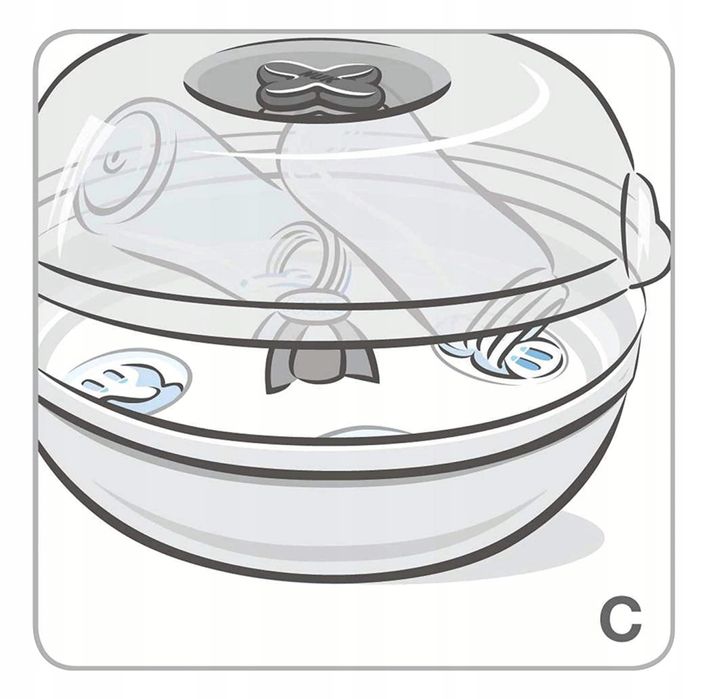 NUK sterilizator Biberoane pentru cuptorul cu microunde