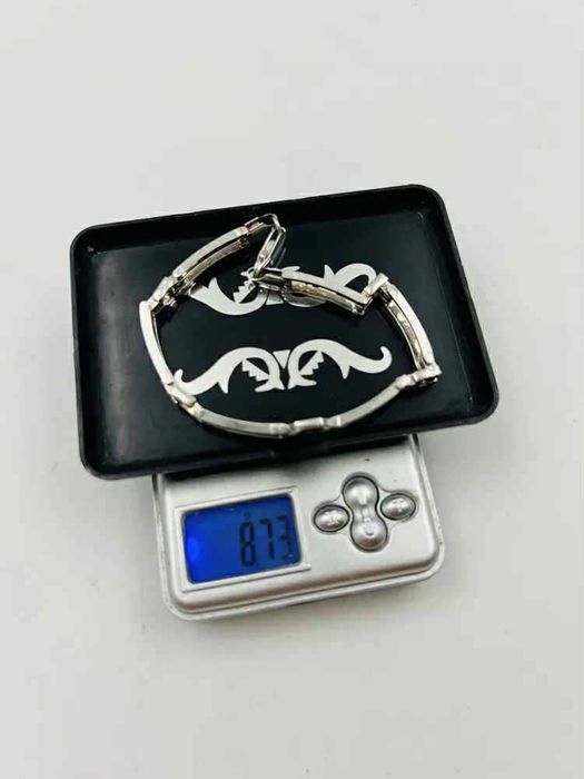 Италианска сребърна гривна 925 проба