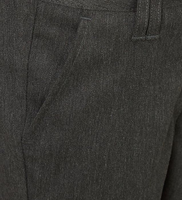 NOU Pantaloni gri, stofa, 12-13 ani