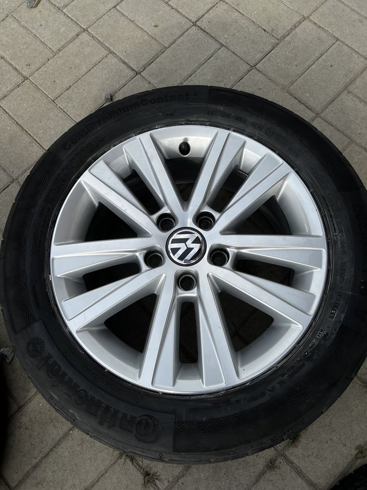 Vand 1(una)Janta VW Estrada 16” Golf 6 7+ anvelope Continental