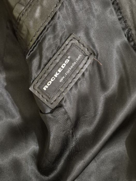 Кожено яке Rockeds L, черно, размер