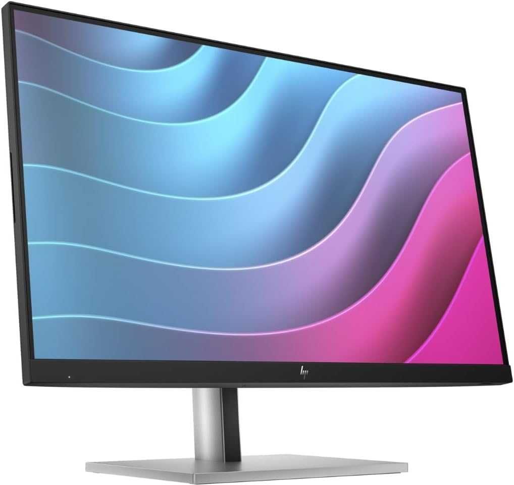 Монитор HP E24 G5 – Нов с 12 месеца гаранция, ярка Full HD картина