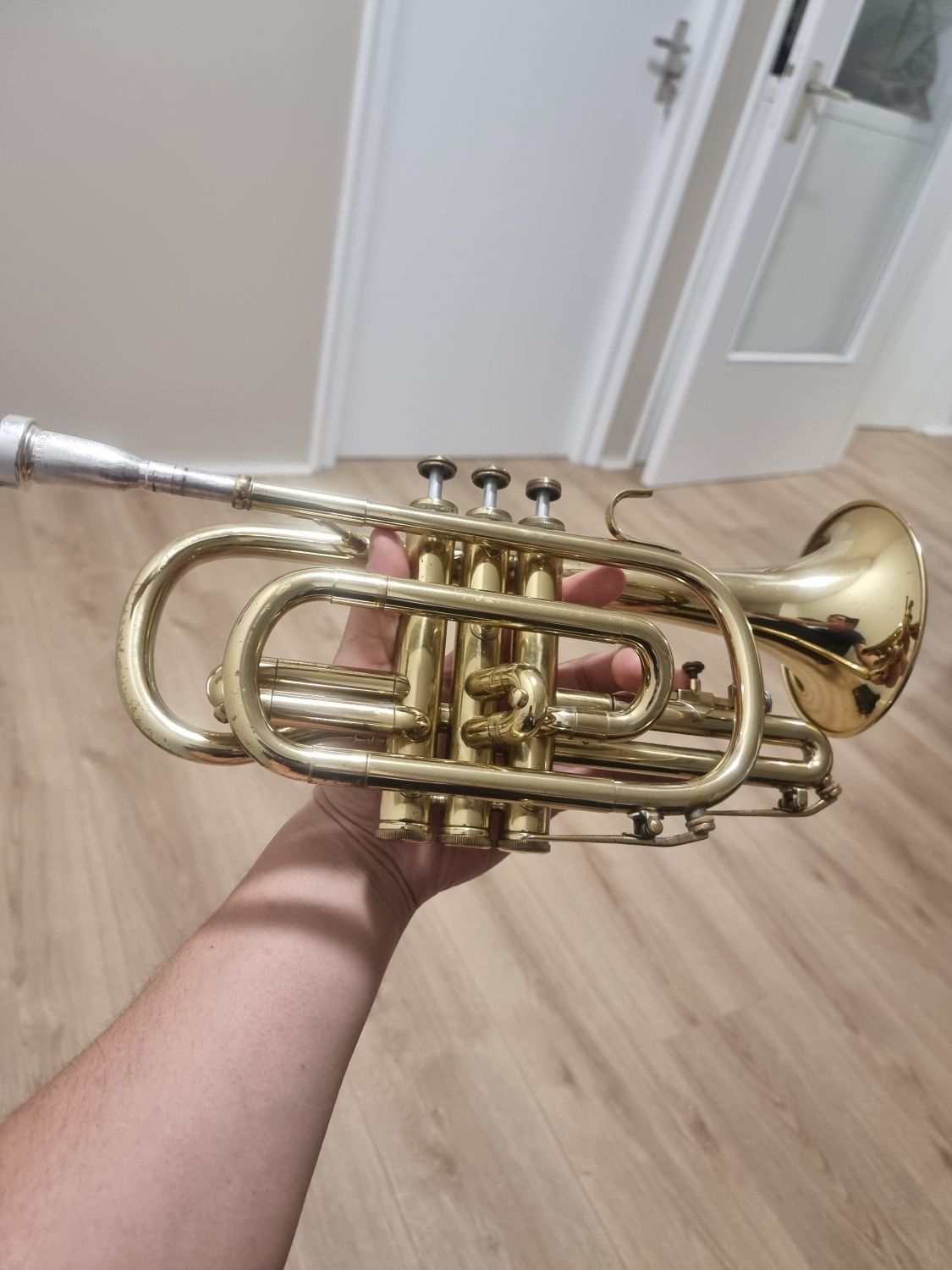 Trompeta Cornet Amati -muștiuc 7c .