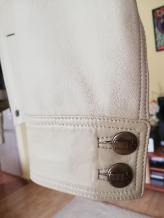Geaca dama de piele naturala mar 38 - stare foarte buna