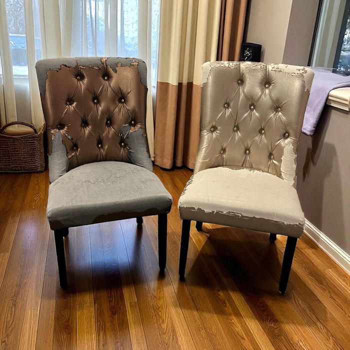 Set 6 scaune din lemn masiv ce trebuiesc retapitate