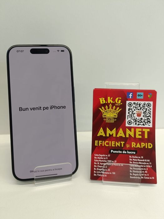 Iphone 15 Pro 128gb Amanet BKG