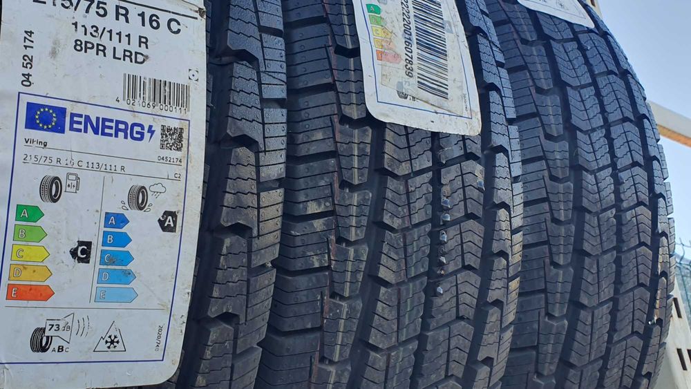 Anvelope Iarna VIKING 215 75 16C, set 4 bucati noi, cauciucuri dube